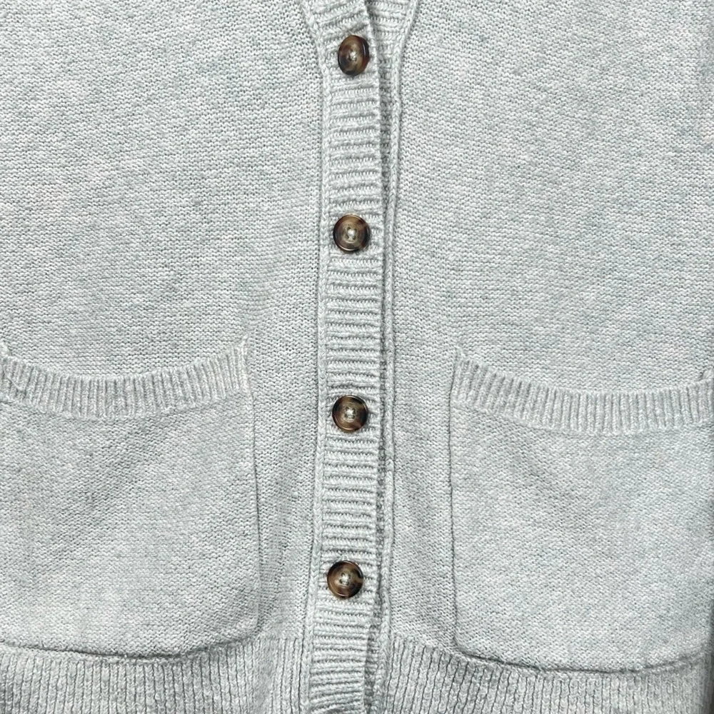 Abercrombie & Fitch Icon Boyfriend Cardigan Heathered Light Mint Green Size M - Picture 8 of 10